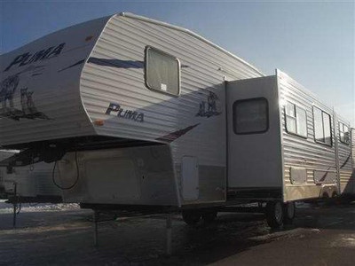2008 Puma 295BHS Bunk 5th Wheel 2 Slides