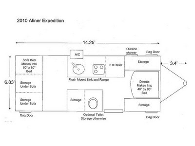 2010 Aliner Expedition 18 feet 