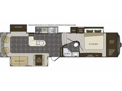 2011 39� Keystone Alpine w/4 slides