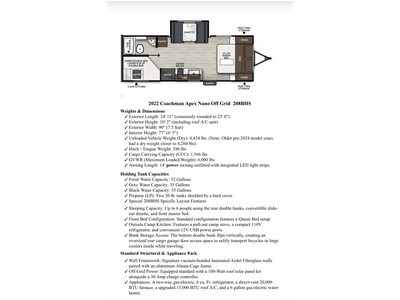2022 Coahman Apex Nano Off-Grid
