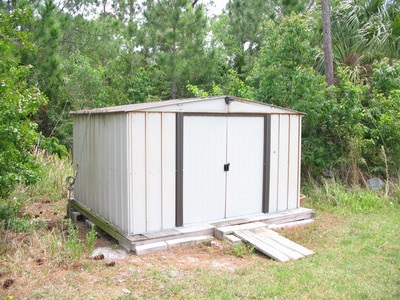Steel Outside Shed For Storage Of Items