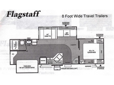 2005 Flagstaff model 831bhss for sale