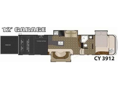 2008 Cyclone 3912 Toy Hauler