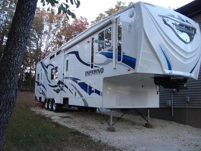 K-Z Inferno Toyhauler 4012SL Blizzard Ed