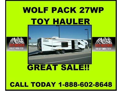 2012 wolf pack toyhauler olny 5760 lbs 
