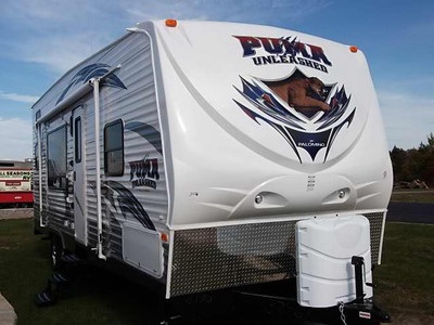 Puma 27SBU Toy Hauler Travel Trailer