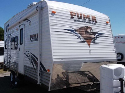 Puma 21TFU Toy Hauler Travel Trailer