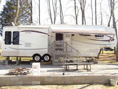 2007 Sunnybrook 34 bwks used fifth wheel