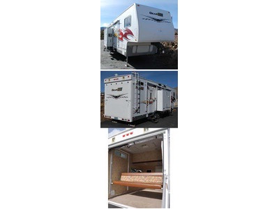 2007 39.5 Fleetwood Gearbox Toyhauler w/