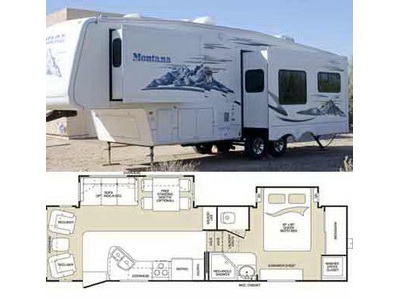 2006 33.2� Keystone Montana w/2 slides