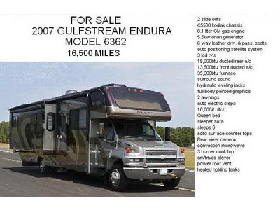 2007 Gulfstream Endura 6362